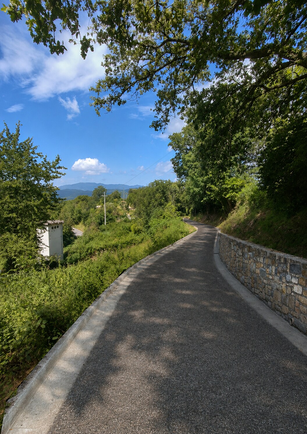 Intervento di valorizzazione e messa in sicurezza di Via Cupa a Belmonte in Sabina